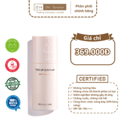 Kem chống nắng nâng tone TFIT Sun Fluid 50ml